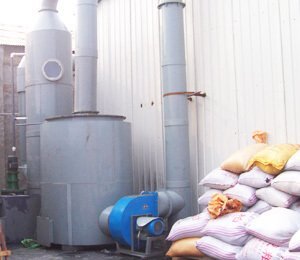 廊坊東江有色金屬熔煉有限公司,SDG吸附劑酸廢氣凈化工程,酸霧吸收器