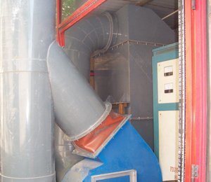 河北雄縣向陽制版有限公司,SDG吸附劑酸廢氣凈化工程,鉻酸廢氣凈化系統(tǒng)工程